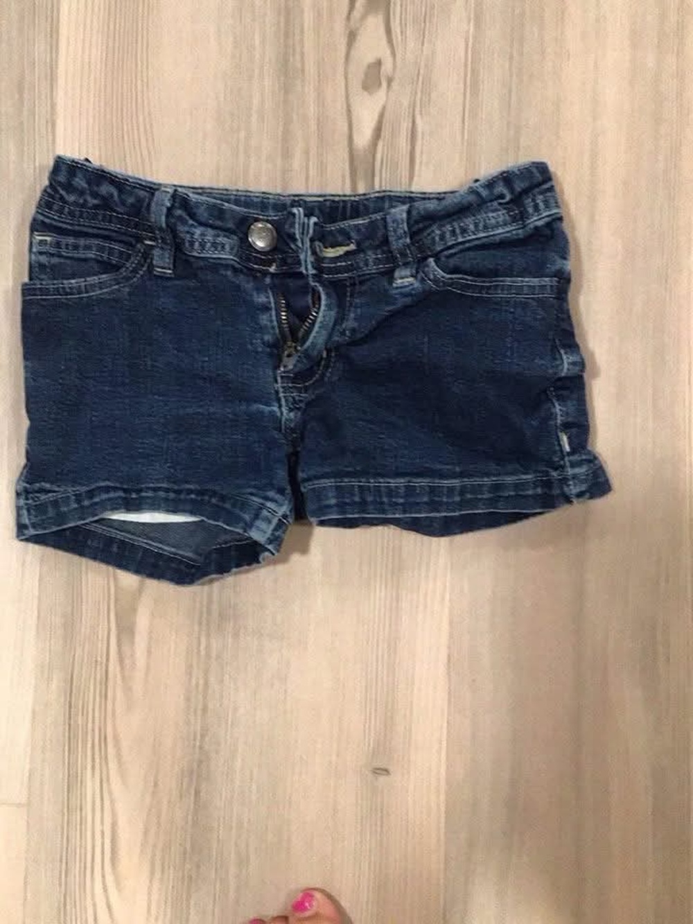 Faded Glory Dark Blue Denim Shorts